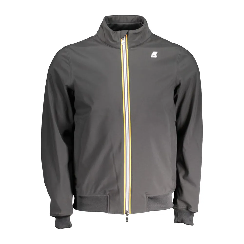 K-WAY Men's Black Polyester Jacket