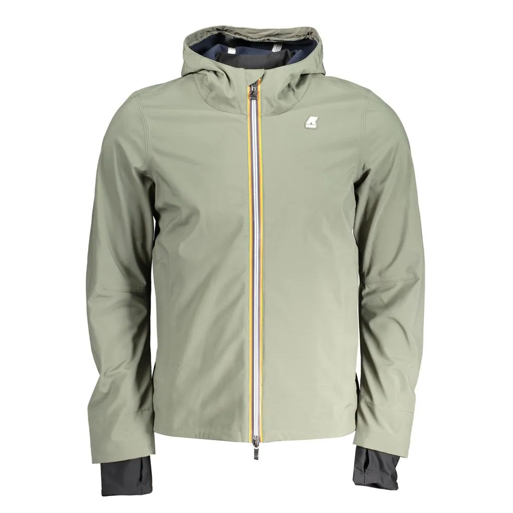K-WAY Men's Green Polyester Jacket