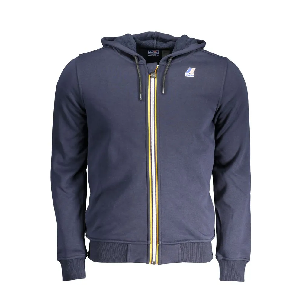 K-WAY Men's Blue Cotton Sweater