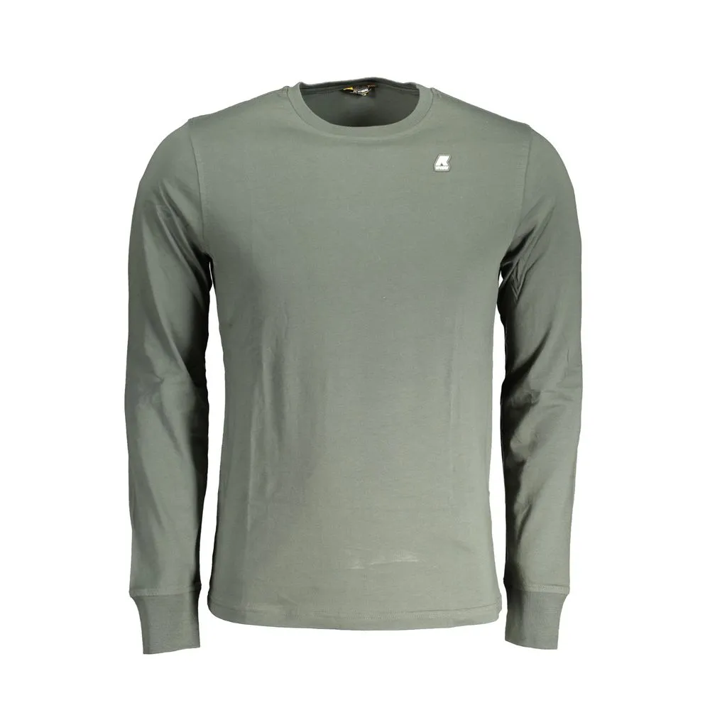 K-WAY Men's Green Cotton T-Shirt
