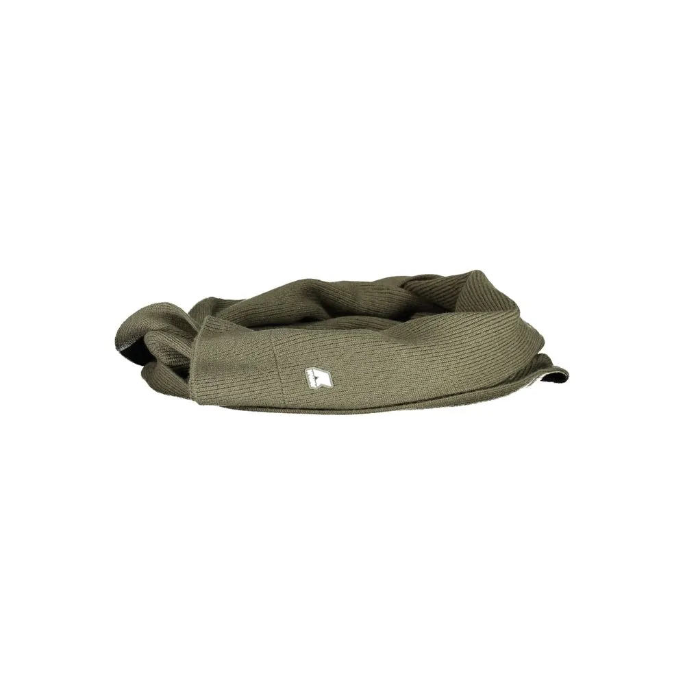 K-WAY Women's Green 100 Wool Scarf