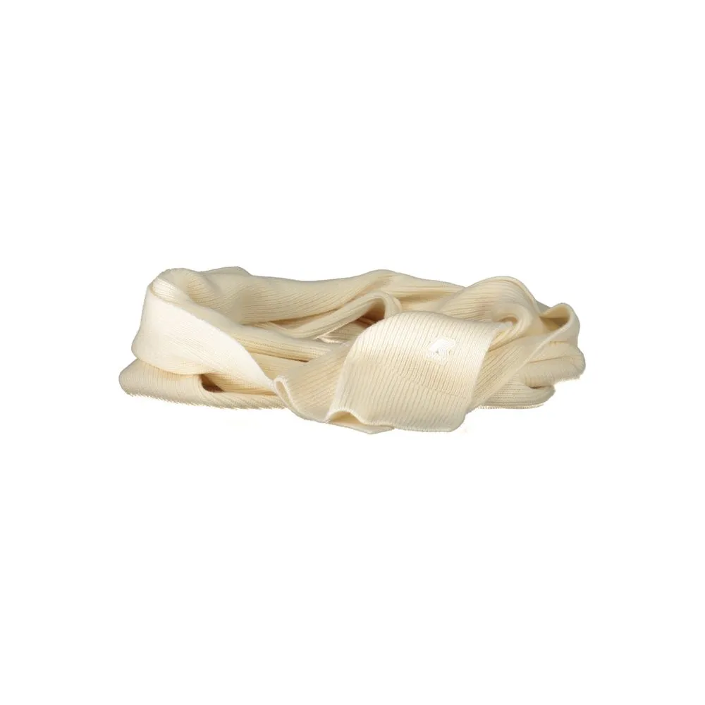 K-WAY Women's Beige 100 Wool Scarf