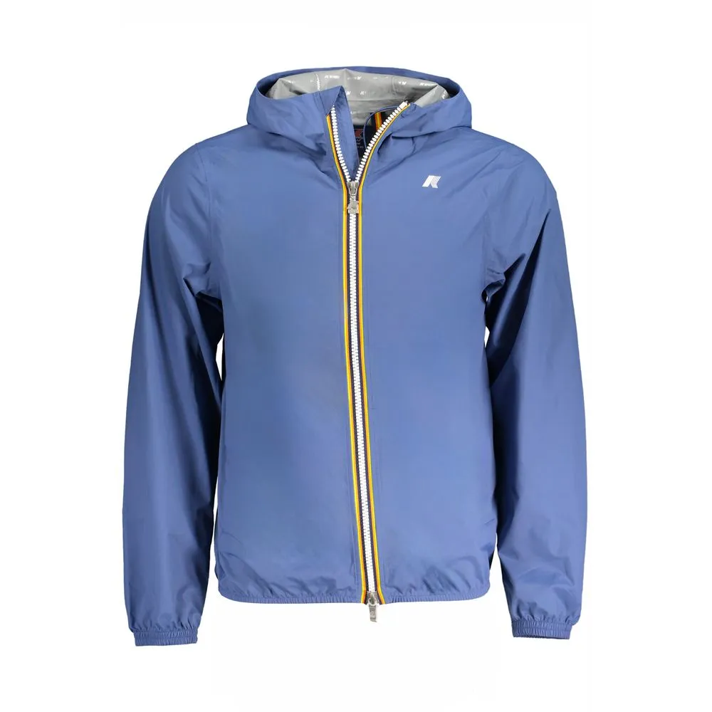 K-WAY Men's Blue Polyester Jacket