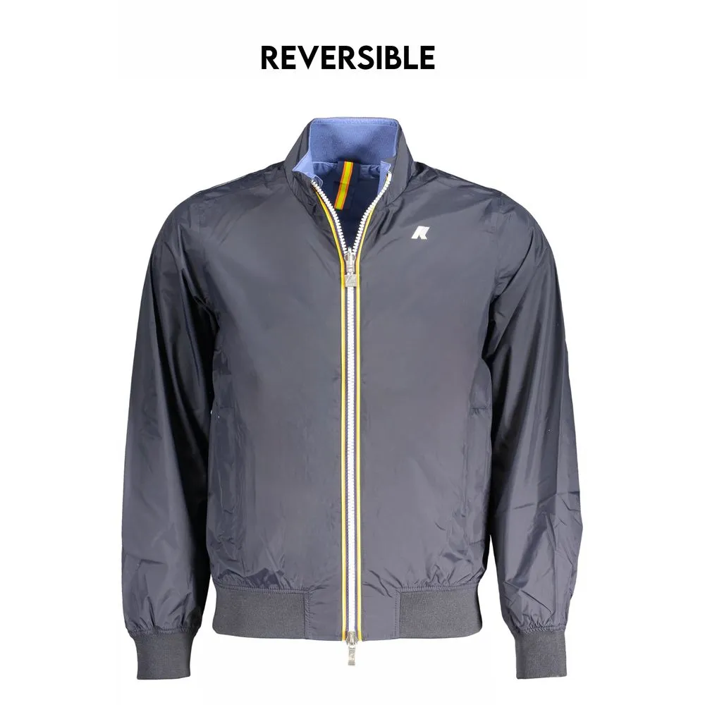 K-WAY Men's Blue Nylon Jacket
