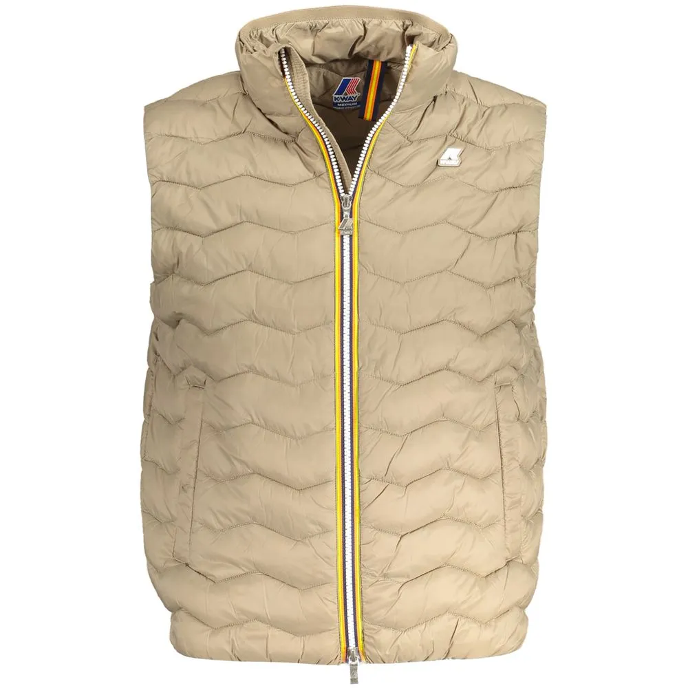 K-WAY Men's Beige Polyamide Jacket