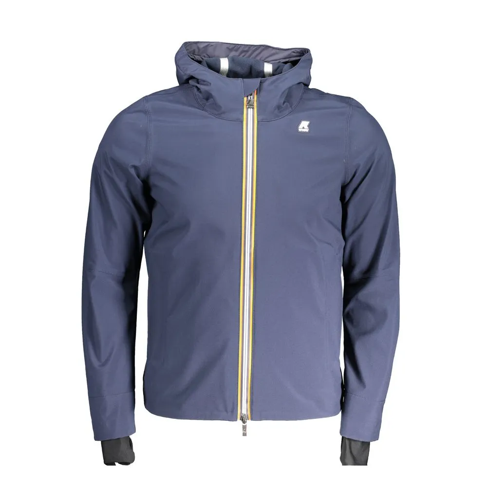 K-WAY Men's Blue Polyester Jacket