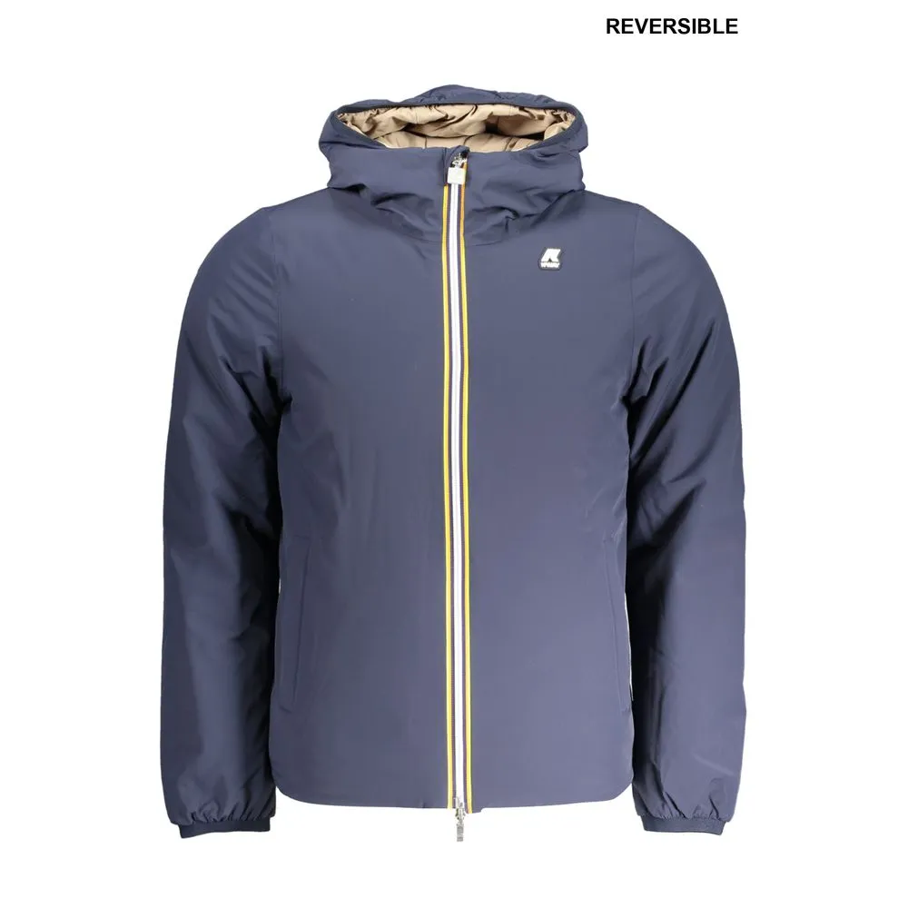 K-WAY Men's Blue Nylon Jacket