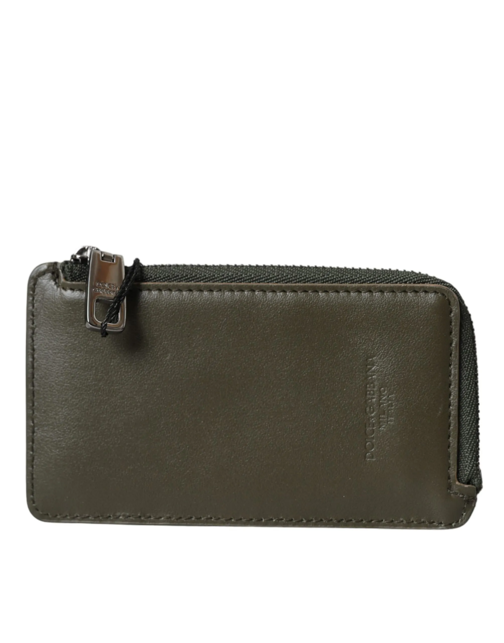 Dolce & Gabbana Women's Multicolor Calfskin Leather Logo Card Holder Wallet