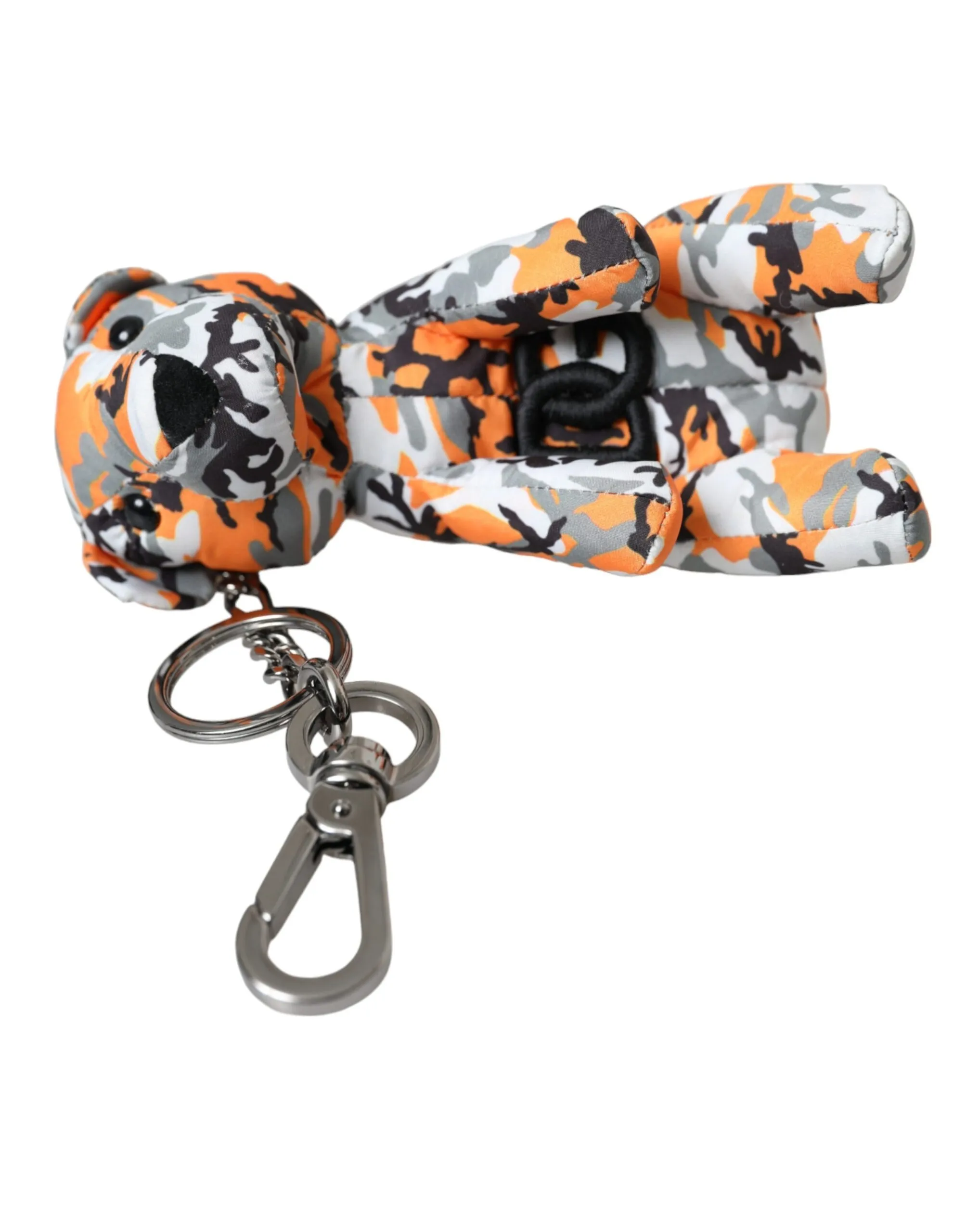 Dolce & Gabbana Men's Multicolor Camouflage Animal Silhouette Keychain Keyring