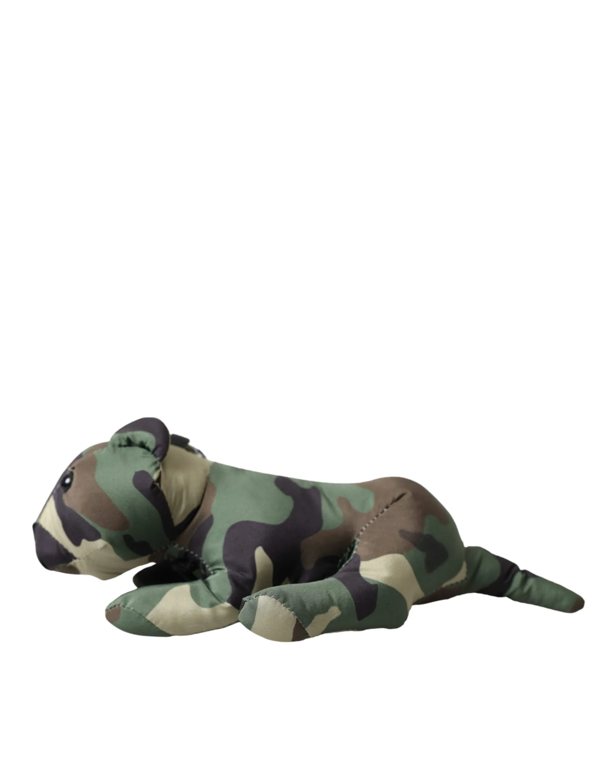 Dolce & Gabbana Men's Multicolor Camouflage Animal Silhouette Keychain Keyring