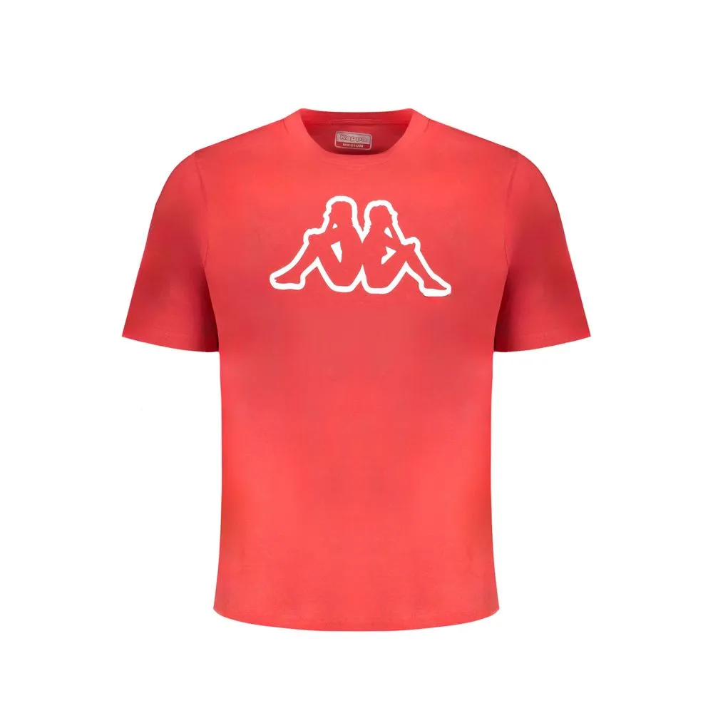 Kappa Men's Red Cotton T-Shirt