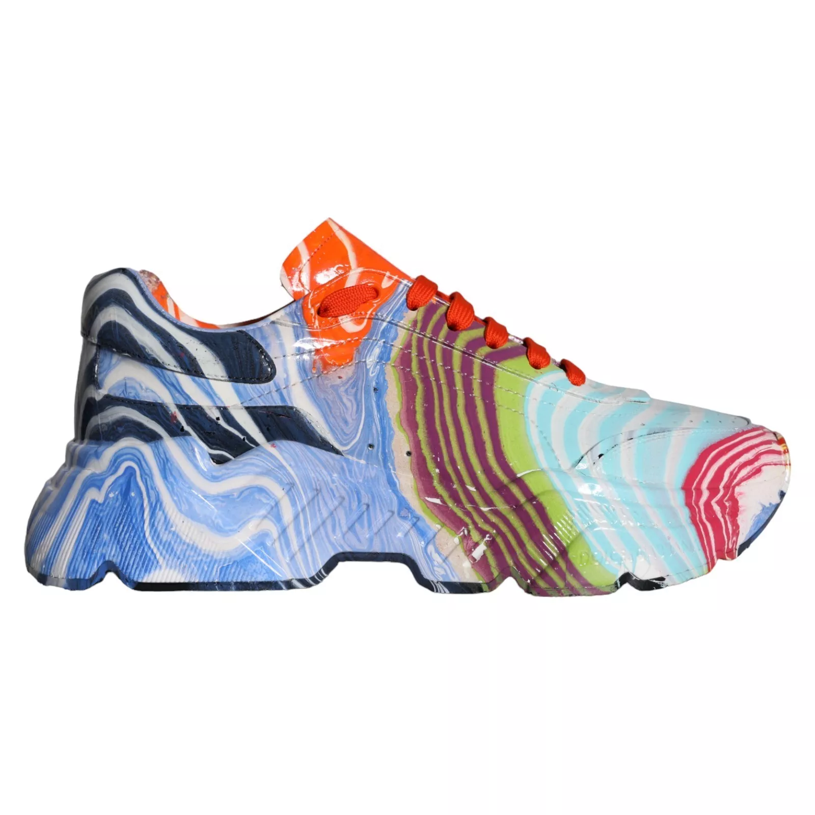 Dolce & Gabbana Men's Multicolor Daymaster Low Top Sneakers Shoes