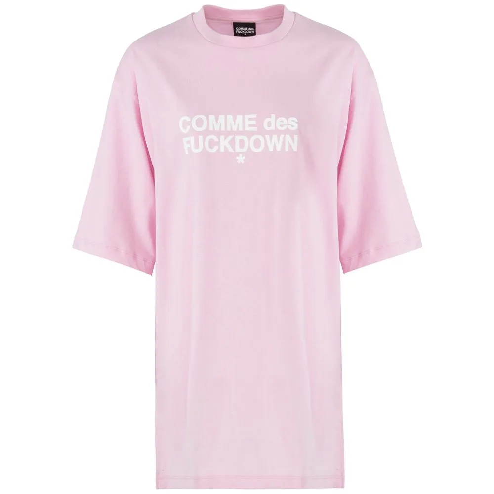 Comme Des Fuckdown Women's Pink Cotton Dress