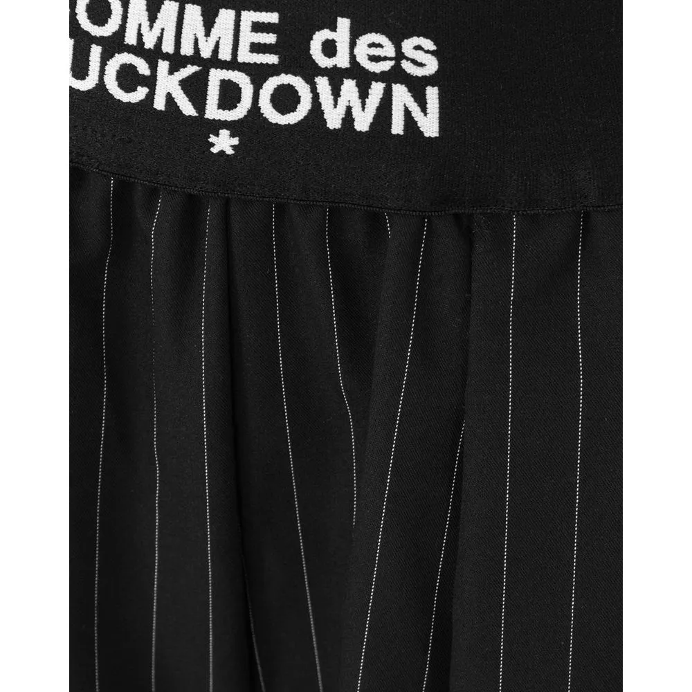 Comme Des Fuckdown Women's Black Polyester Jeans & Pant