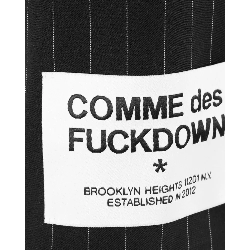 Comme Des Fuckdown Women's Black Polyester Suits & Blazer