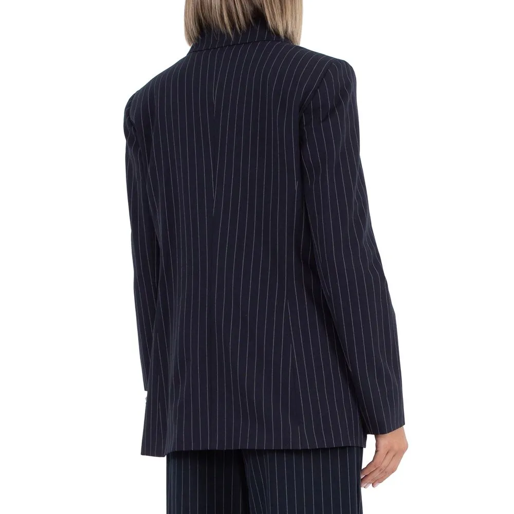 Comme Des Fuckdown Women's Blue Polyester Suits & Blazer