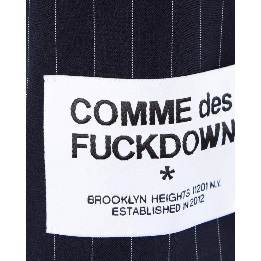 Comme Des Fuckdown Women's Blue Polyester Suits & Blazer
