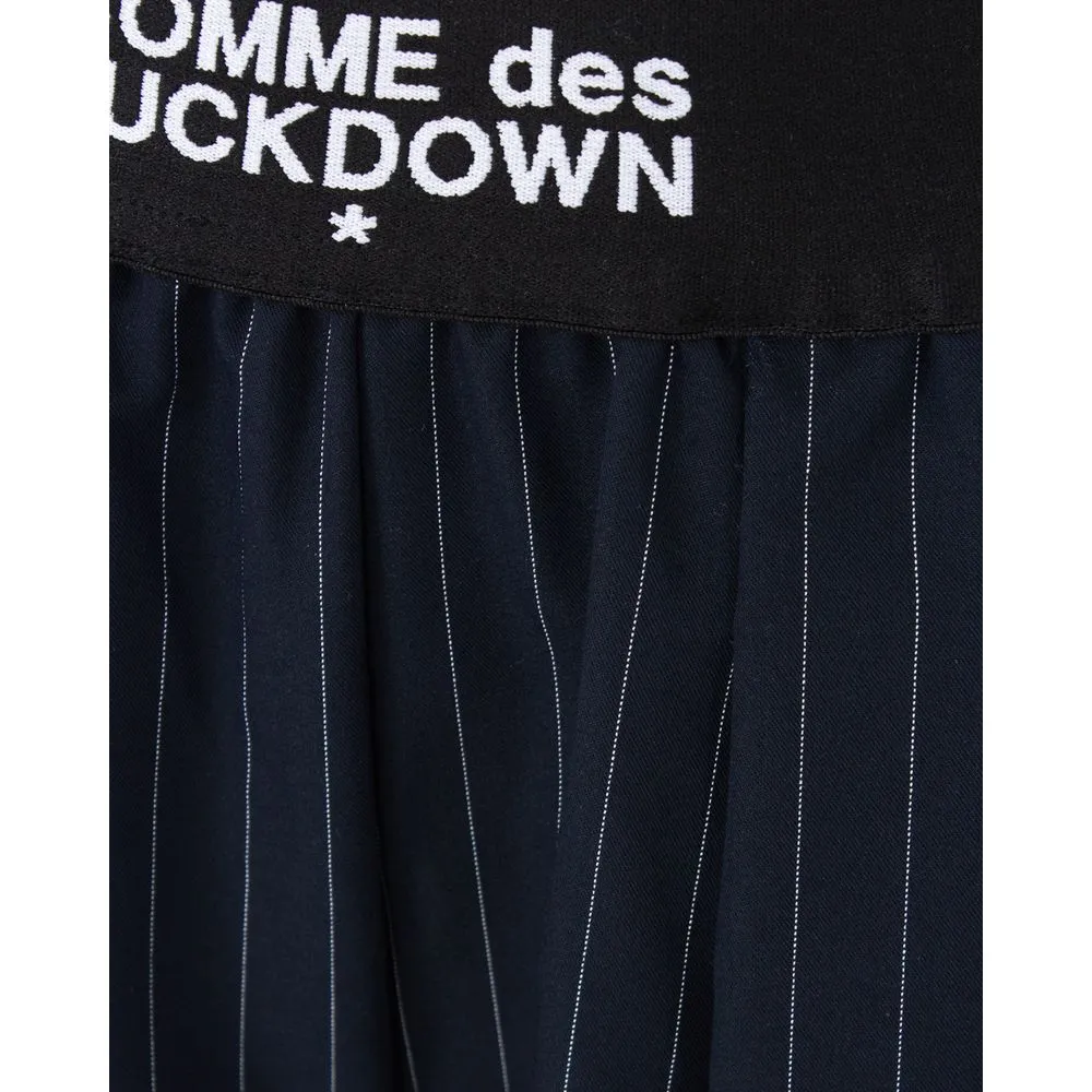 Comme Des Fuckdown Women's Blue Polyester Jeans & Pant