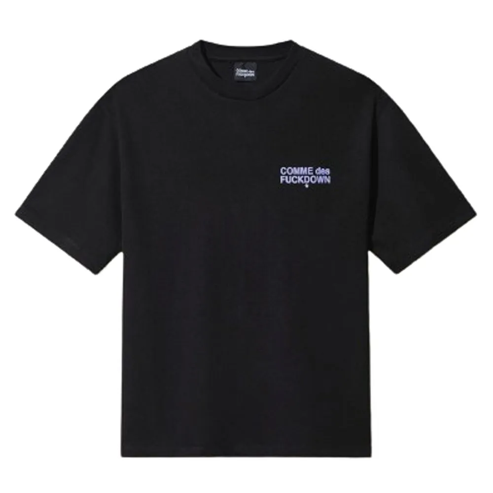 Comme Des Fuckdown Men's Black Cotton T-Shirt