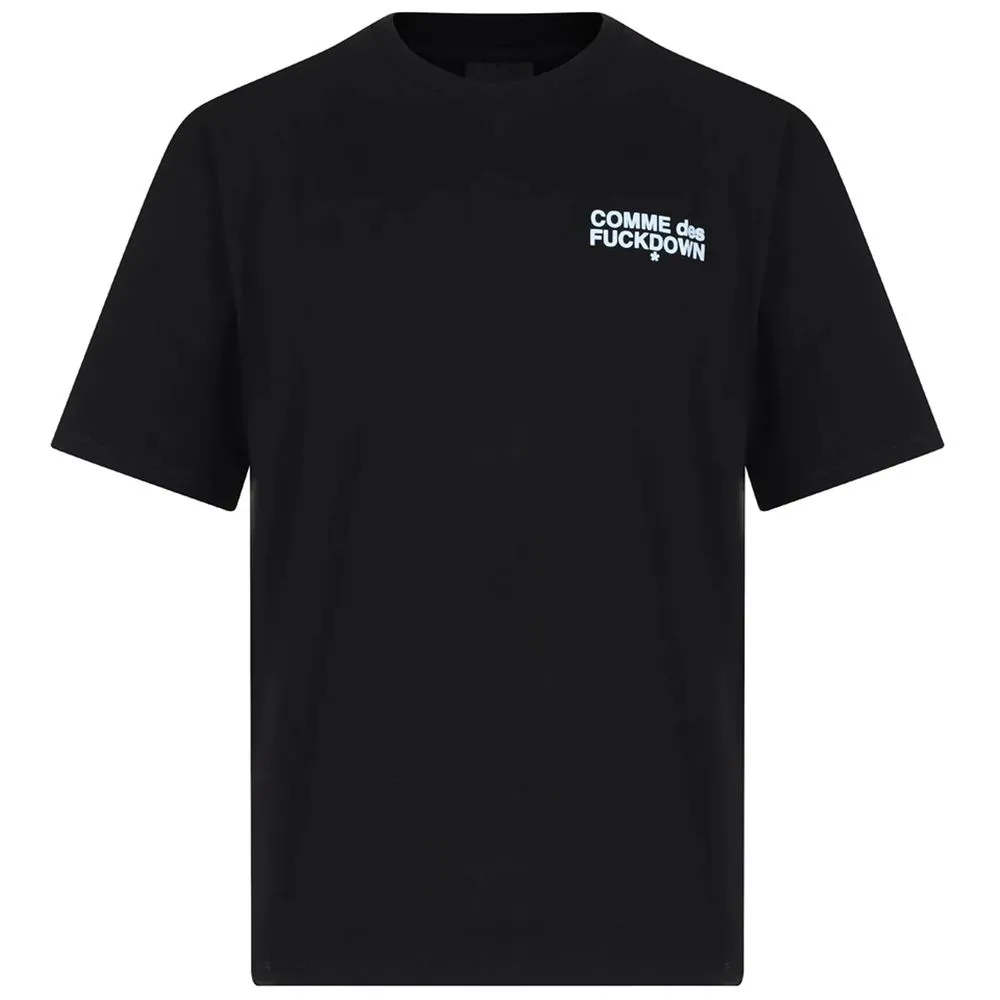Comme Des Fuckdown Men's Black Cotton T-Shirt