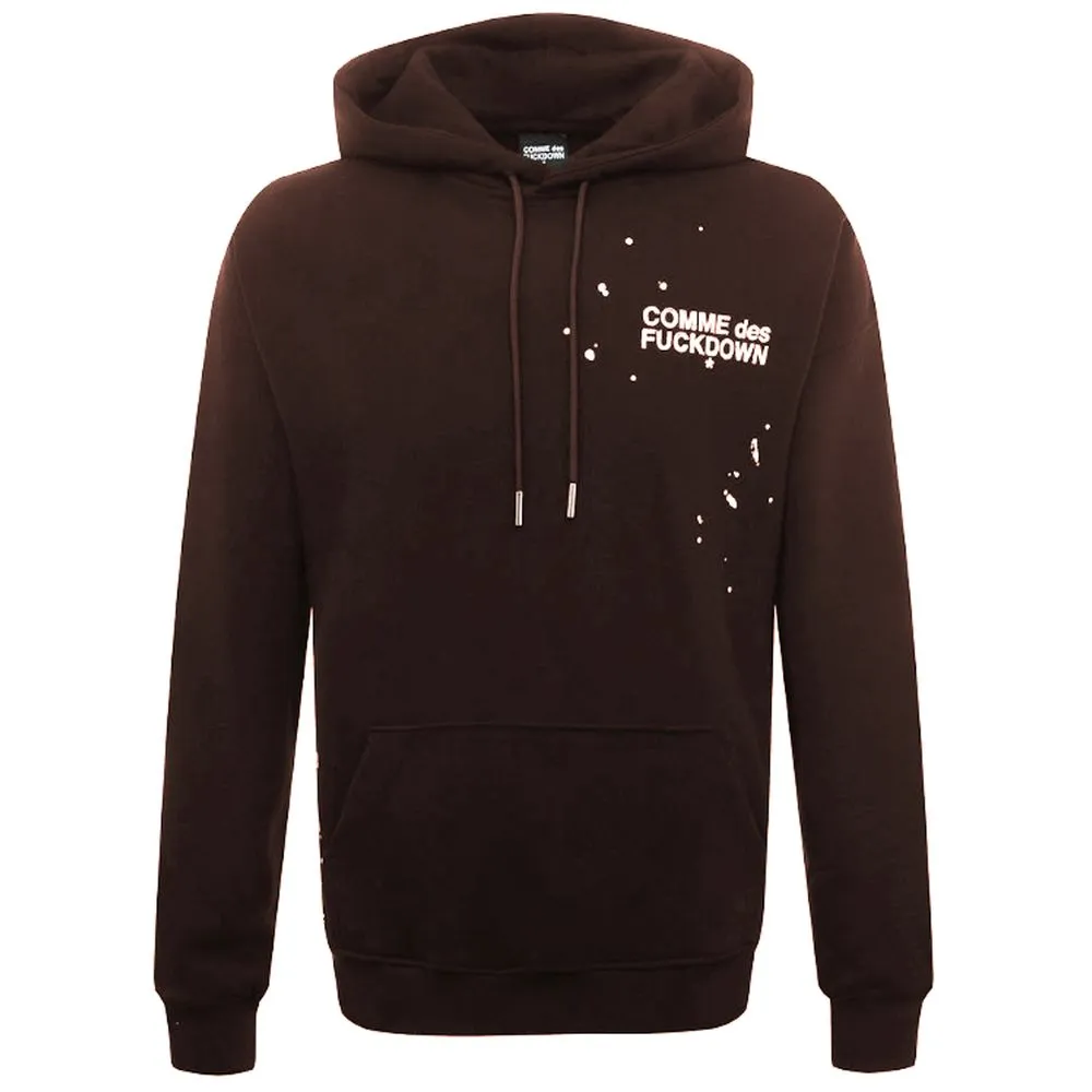 Comme Des Fuckdown Men's Brown Cotton Sweater