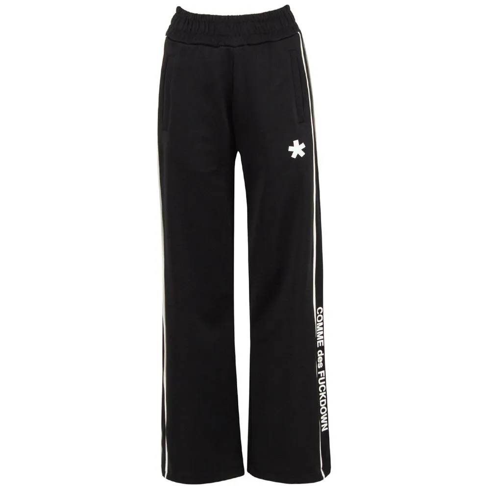 Comme Des Fuckdown Women's Black Polyester Jeans & Pant