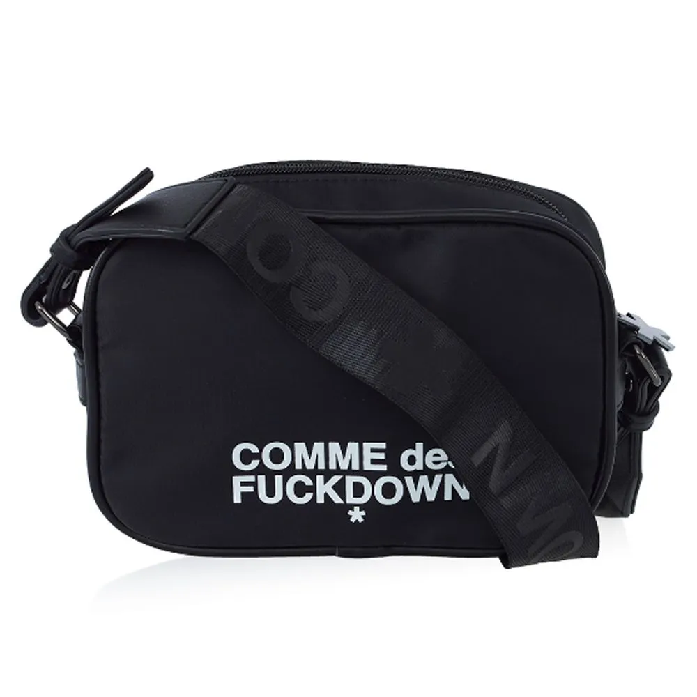 Comme Des Fuckdown Women's Black Polyester Crossbody Bag