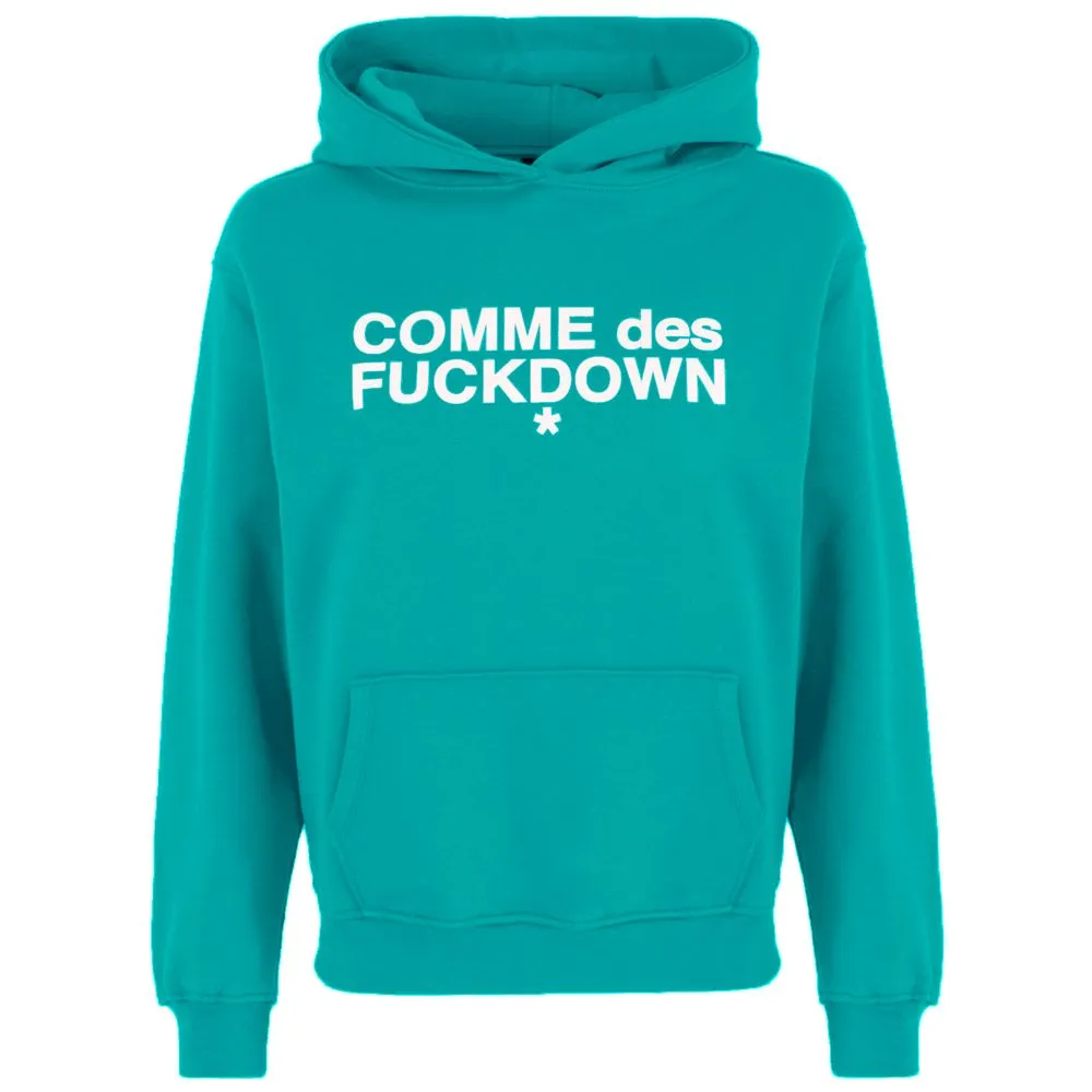Comme Des Fuckdown Women's Green Cotton Sweater