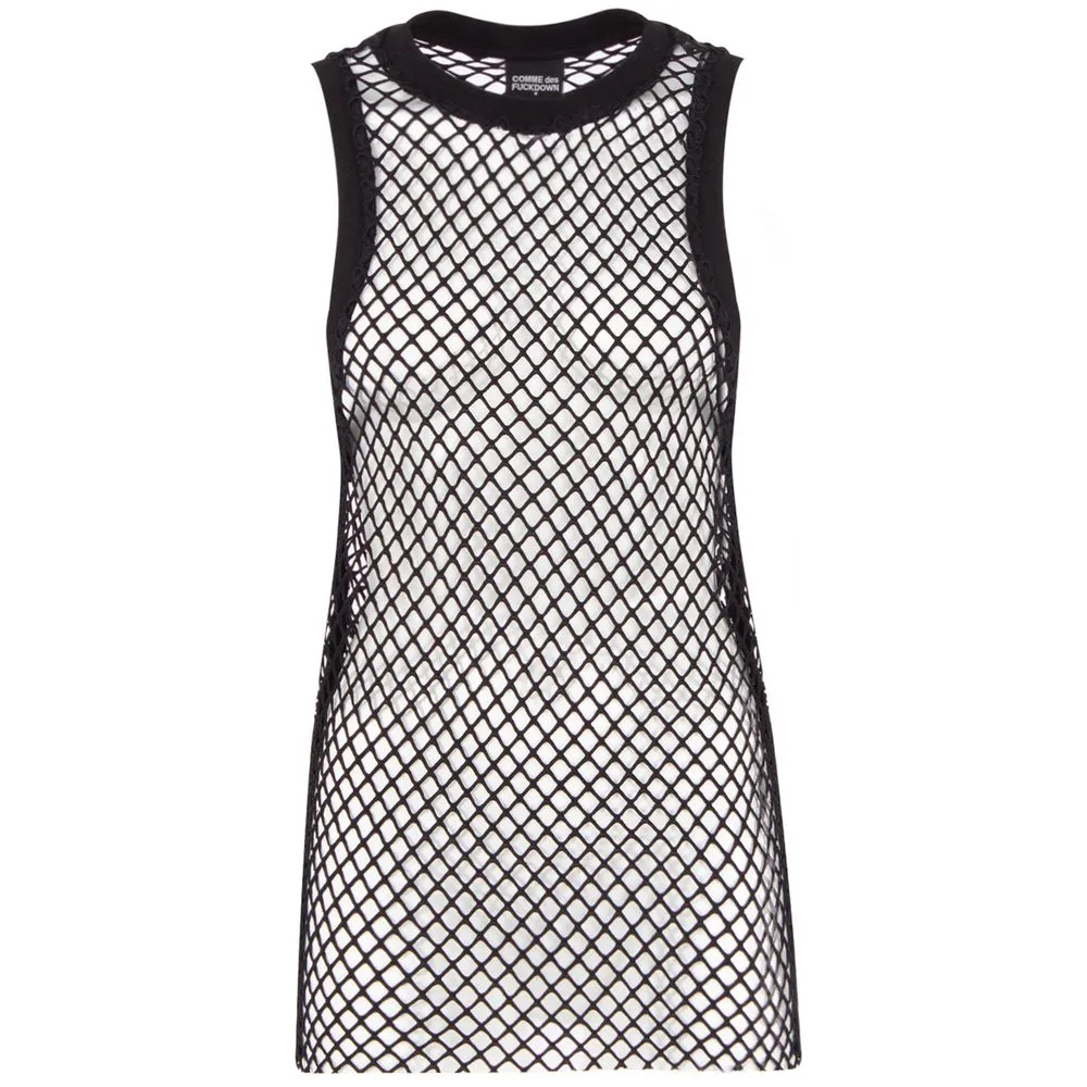Comme Des Fuckdown Women's Black Polyester Tops & T-Shirt