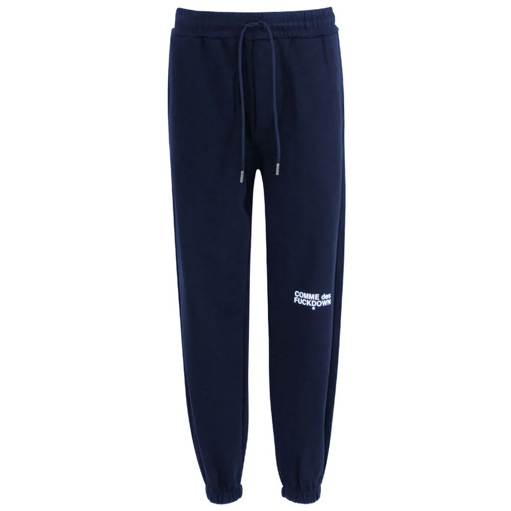 Comme Des Fuckdown Men's Blue Cotton Jeans & Pant