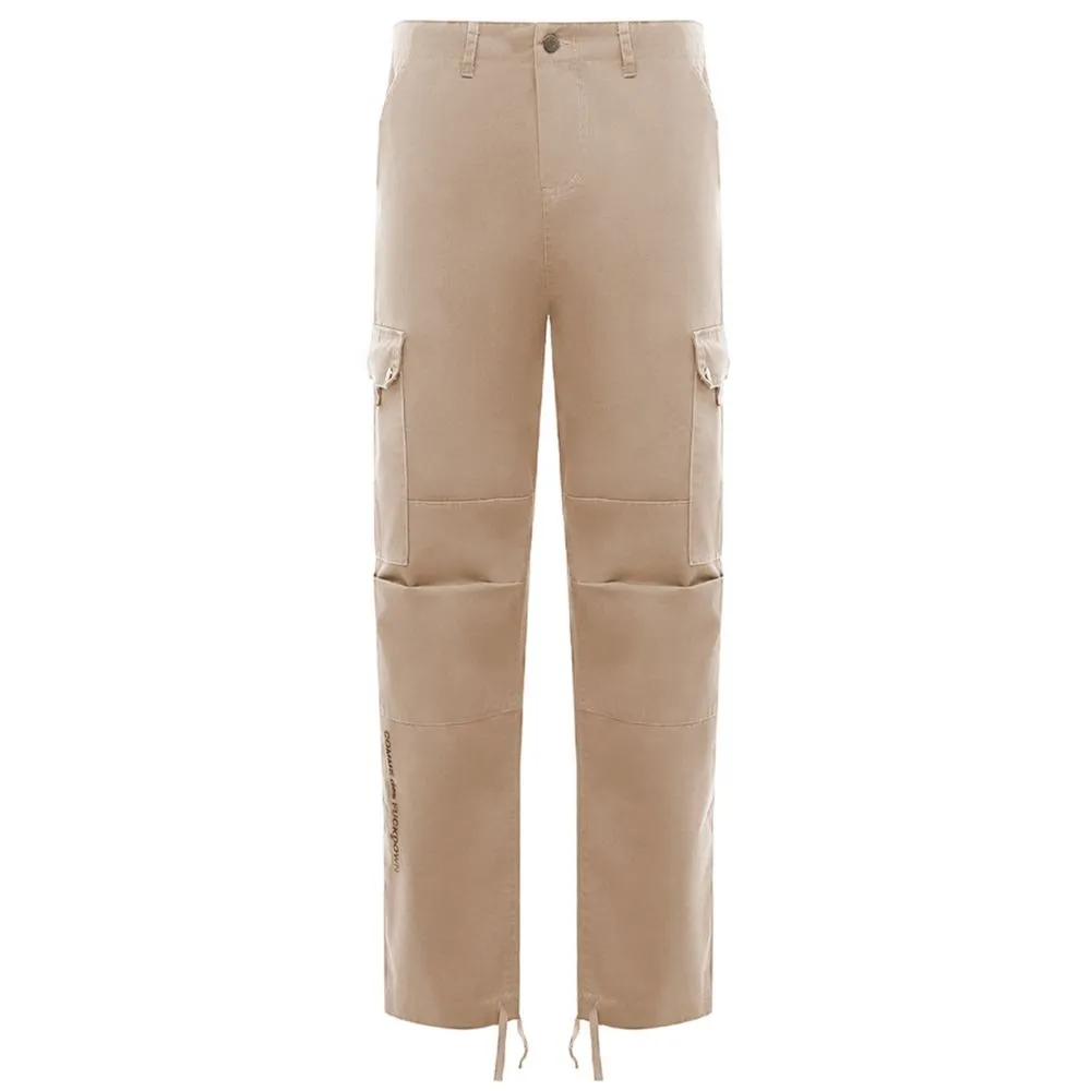 Comme Des Fuckdown Men's Beige Cotton Jeans & Pant