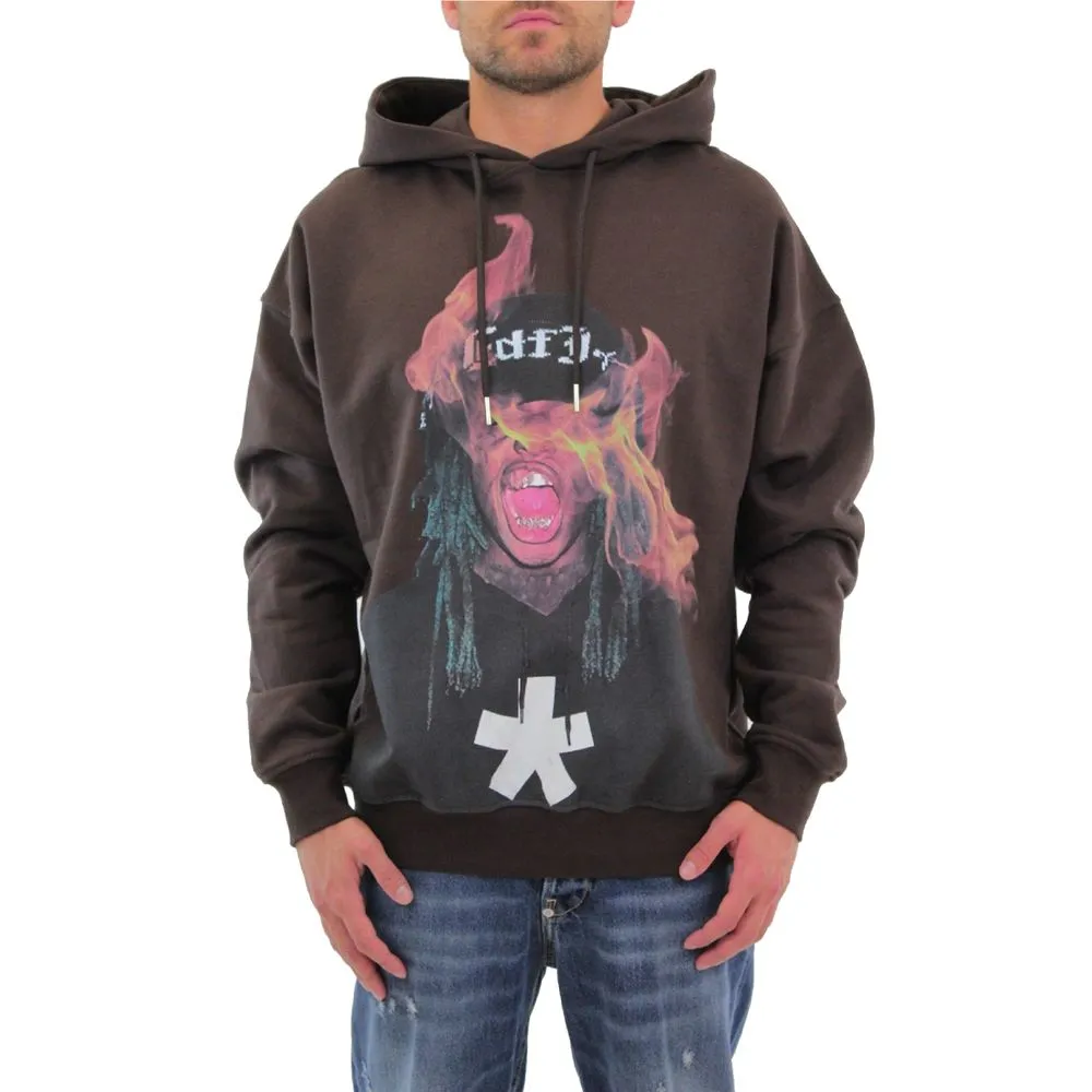 Comme Des Fuckdown Men's Brown Cotton Sweater