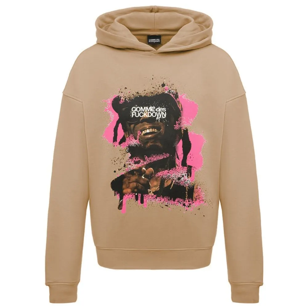 Comme Des Fuckdown Men's Brown Cotton Sweater