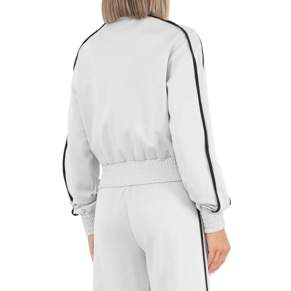 Comme Des Fuckdown Women's White Polyester Sweater