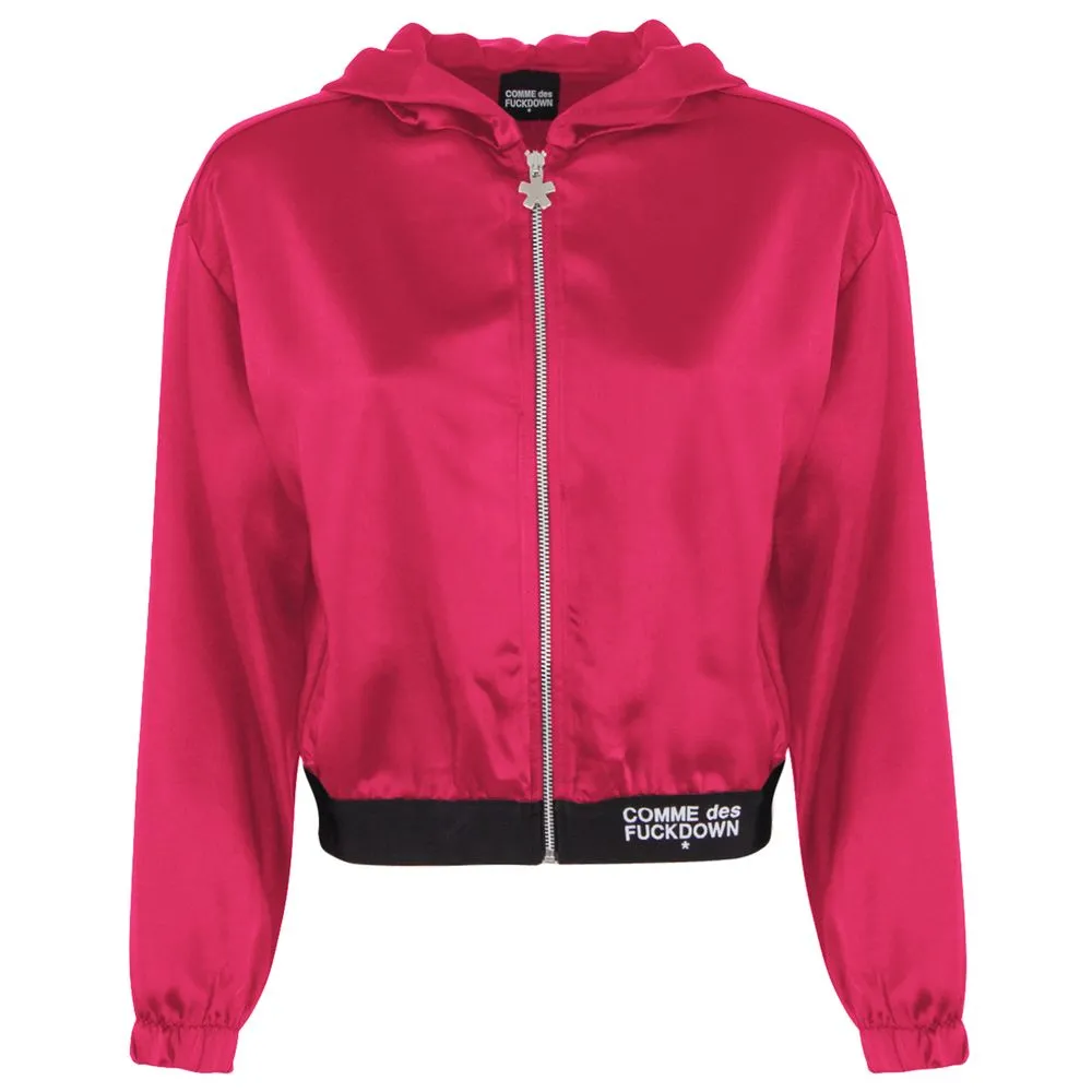 Comme Des Fuckdown Women's Fuchsia Polyester Sweater
