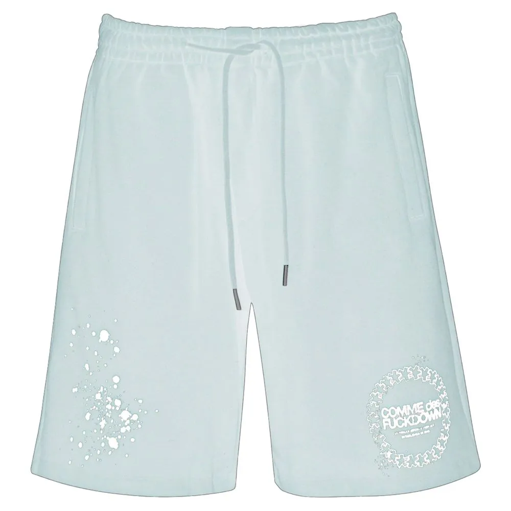 Comme Des Fuckdown Men's Gray Cotton Short