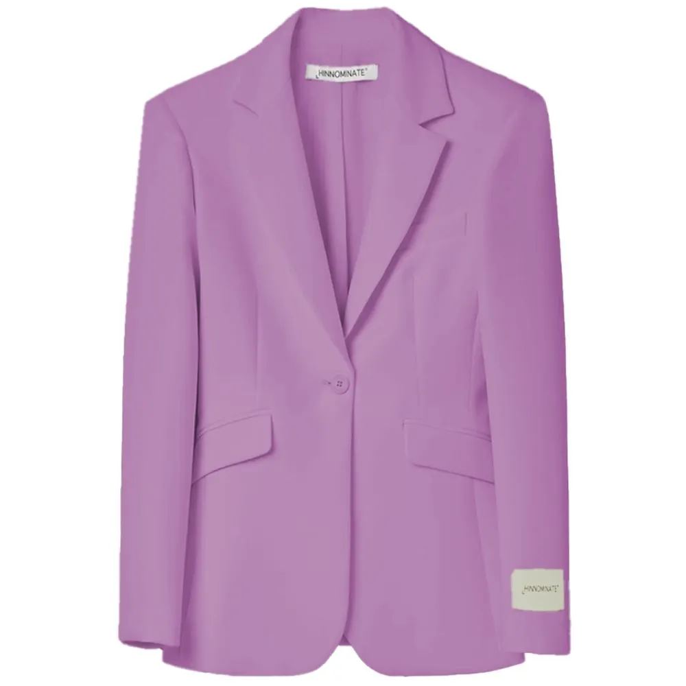 Hinnominate Women's Purple Polyester Suits & Blazer