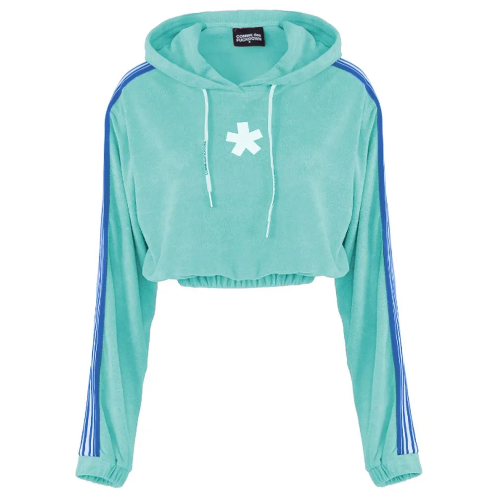 Comme Des Fuckdown Women's Green Cotton Sweater