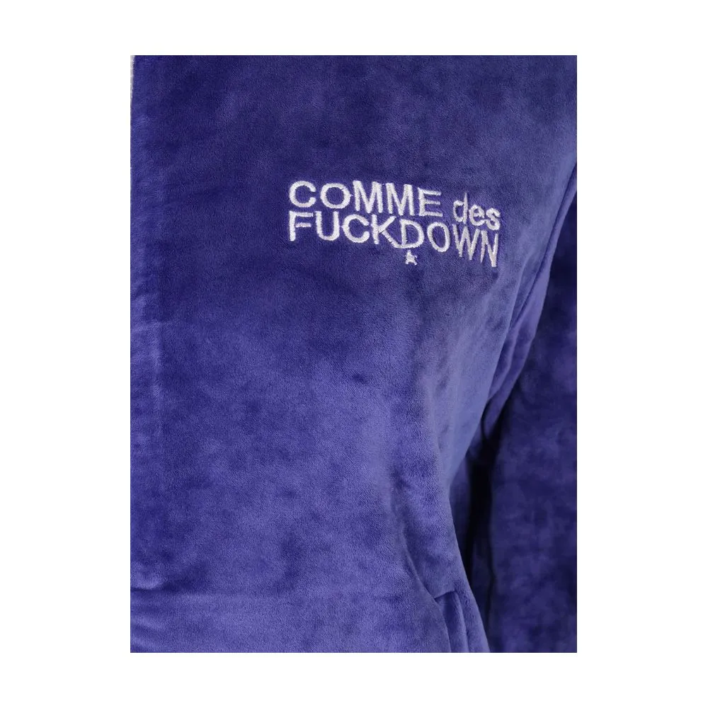 Comme Des Fuckdown Women's Purple Polyester Sweater