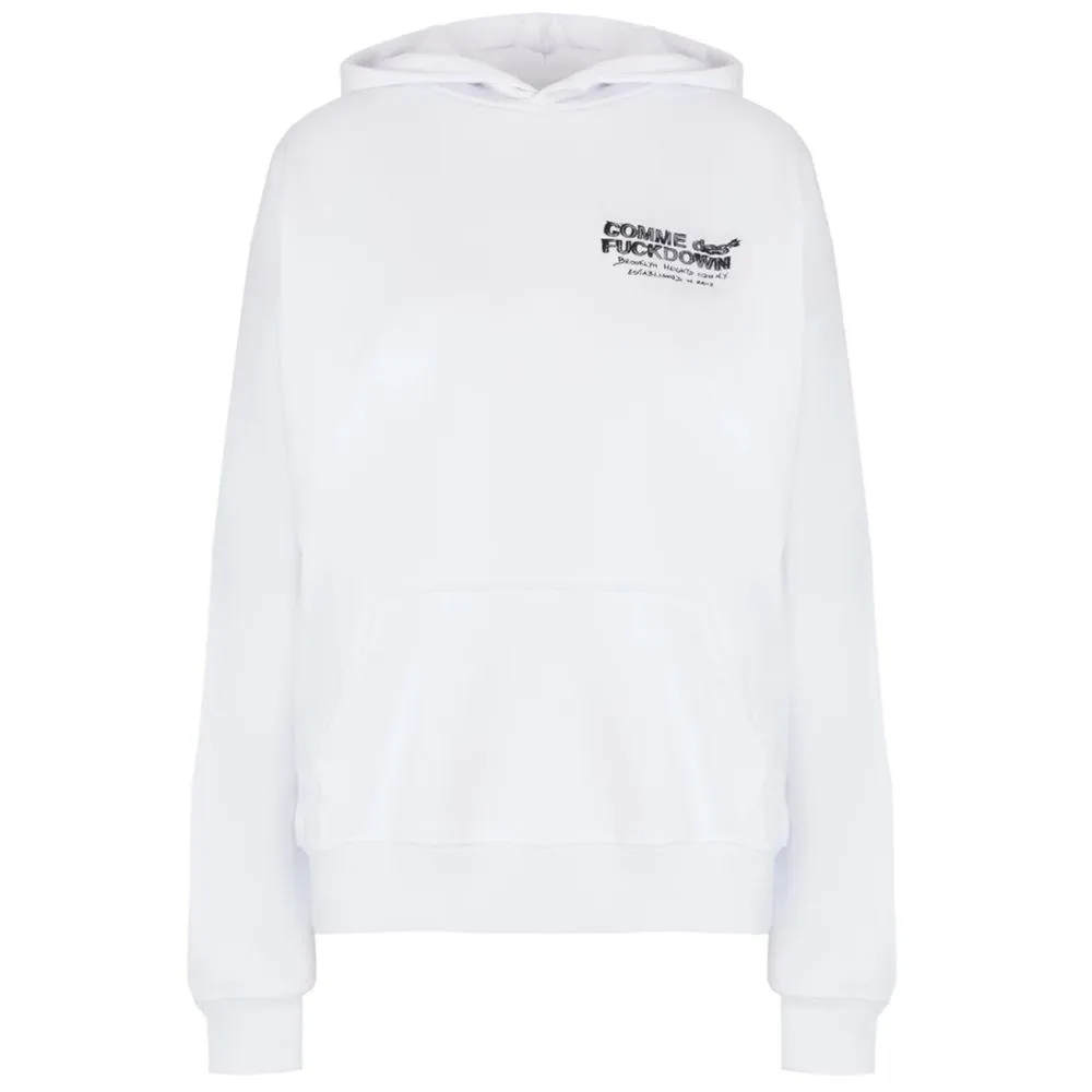 Comme Des Fuckdown Men's White Cotton Sweater