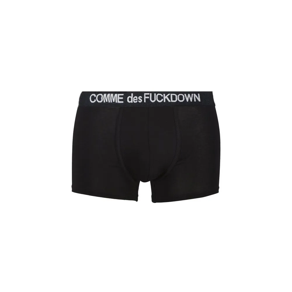 Comme Des Fuckdown Men's Black Cotton Underwear