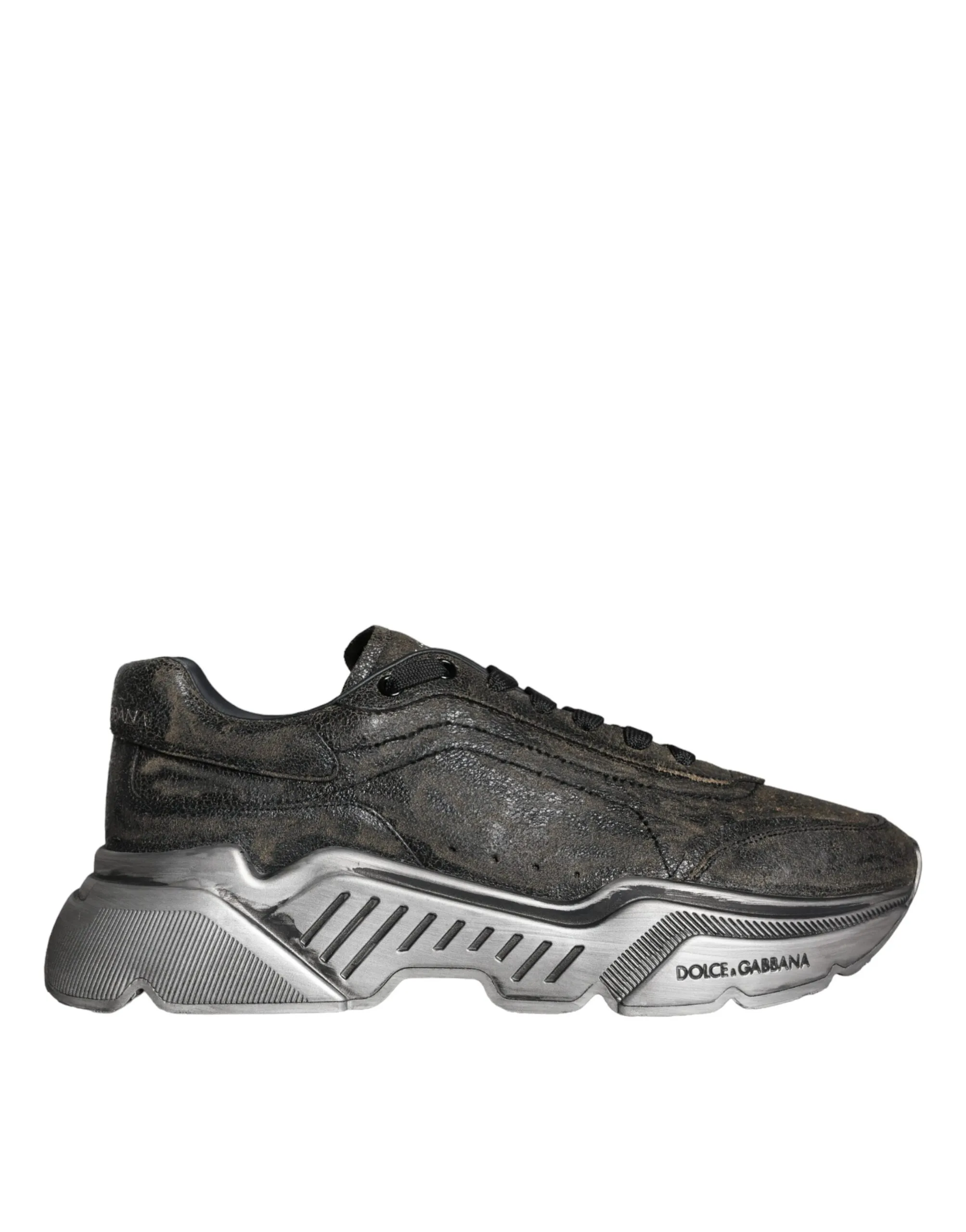 Dolce & Gabbana Men's Black Daymaster Runaway Low Top Sneaker Shoes