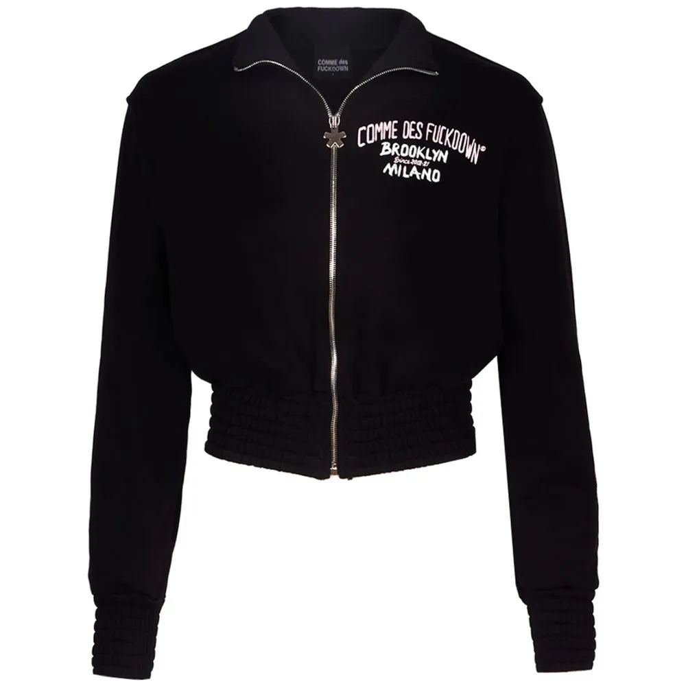 Comme Des Fuckdown Women's Black Cotton Sweater
