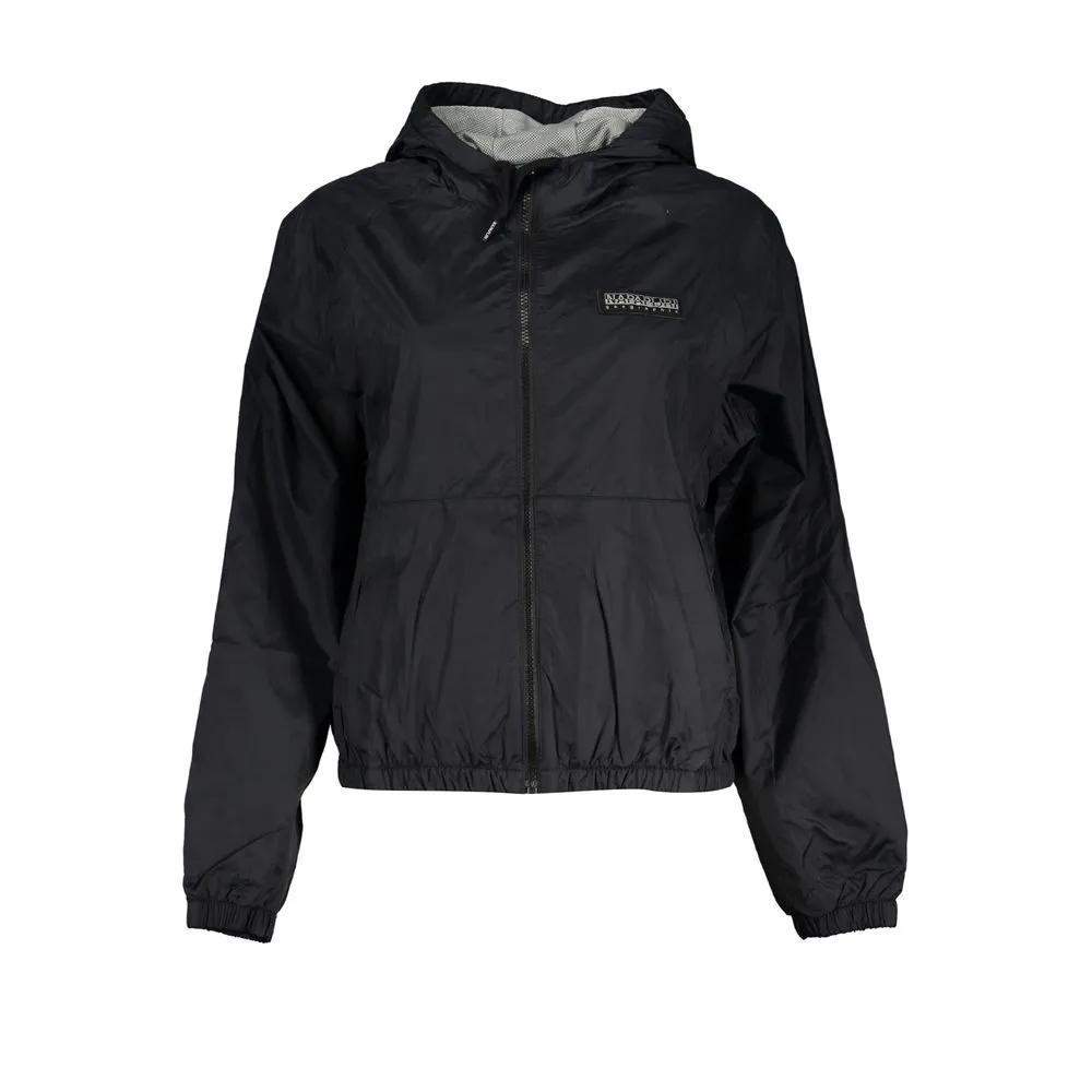 Napapijri Women's Black Polyester Jackets & Coat