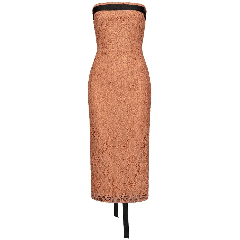 PINKO Women's Pink Cotton Dress