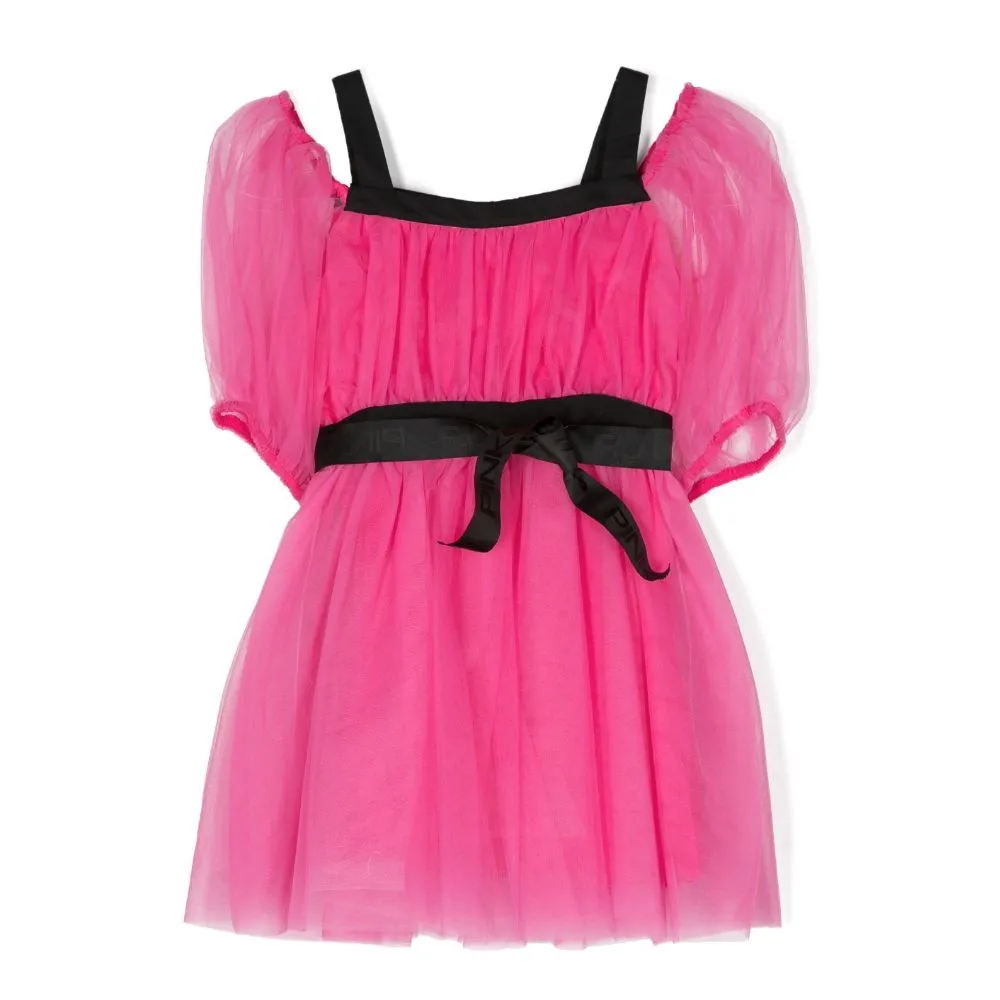 PINKO Women's Fuchsia Nylon Dress