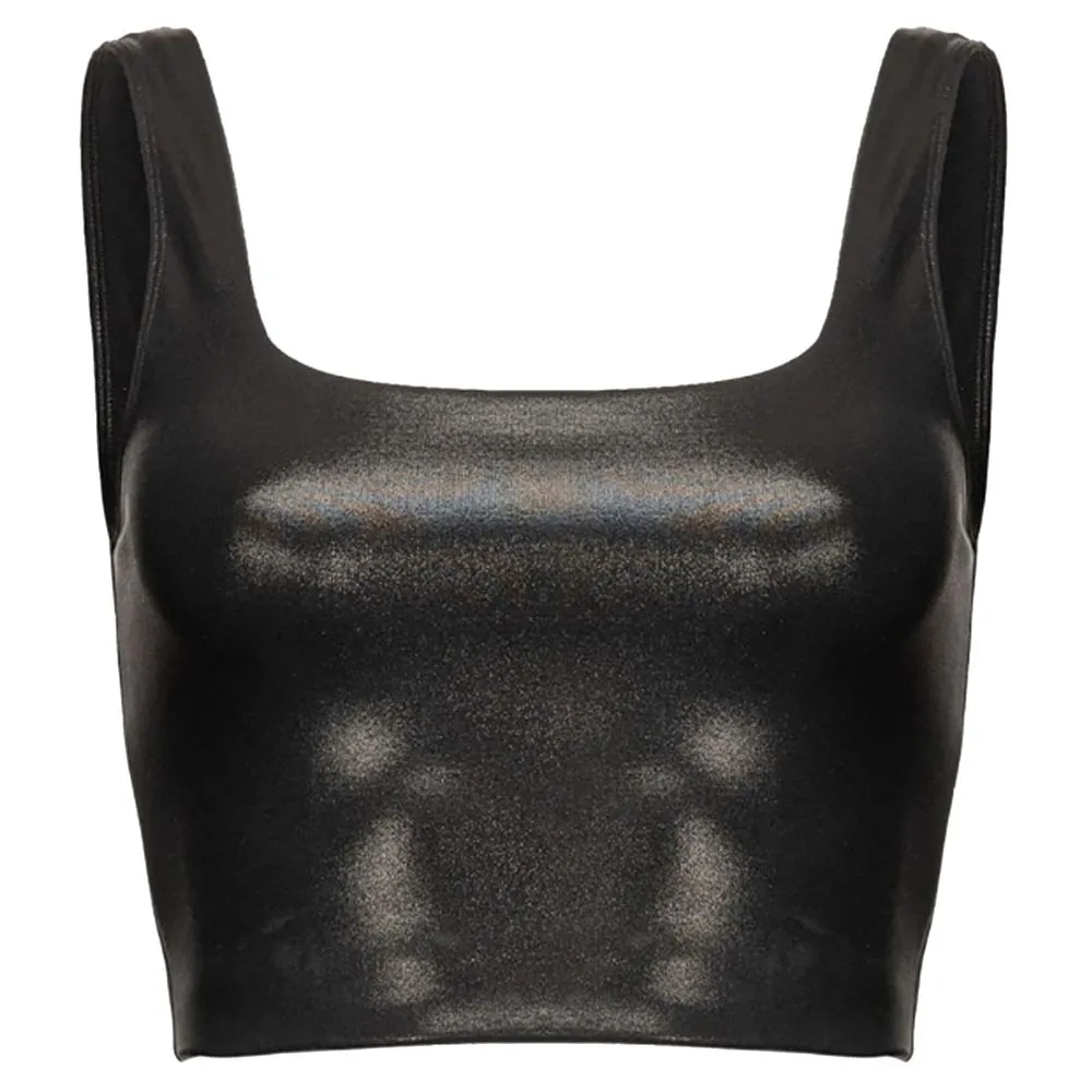 PINKO Women's Black Nylon Tops & T-Shirt