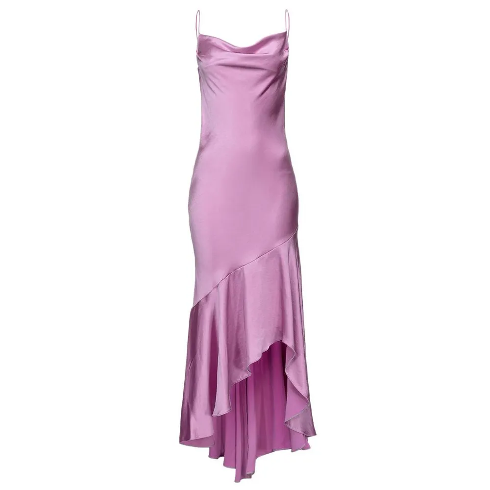 PINKO Women's Pink Polyester Dress