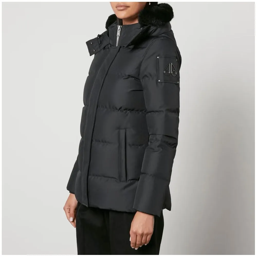 Moose Knuckles Women's Black Polyester Jacket & Coat