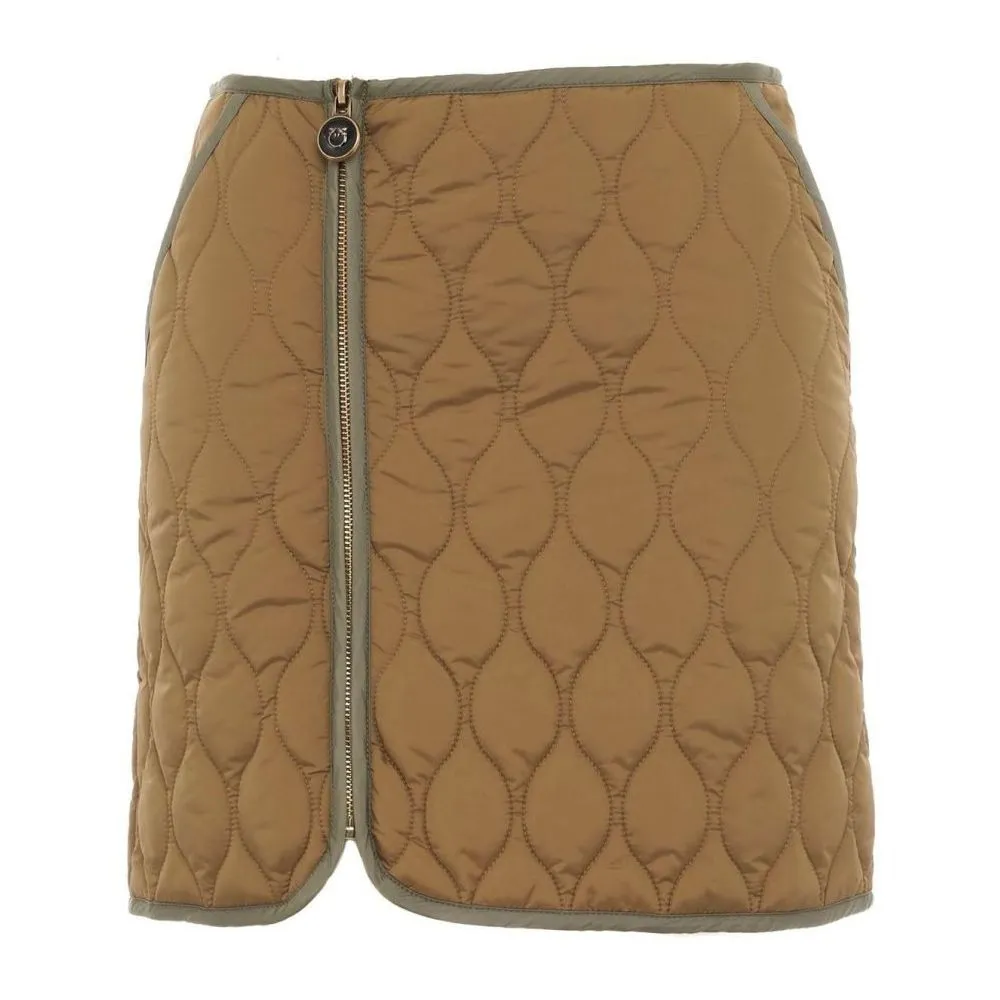 PINKO Women's Brown Nylon Skirt